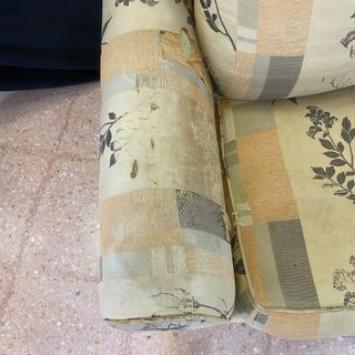 Sofá biplaza tela estampado floral