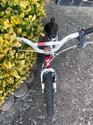 Bicicleta Monty 103 Roja y Blanca
