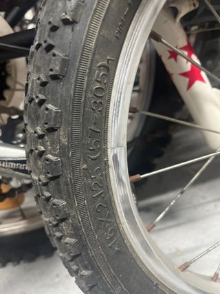 Bicicleta Monty 103 Roja y Blanca