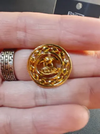 Pendientes Chanel Dorados y plateados