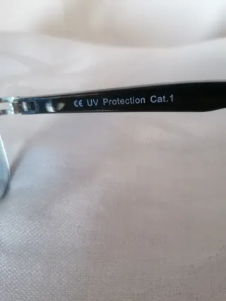 Occhiali da sole unisex blu e oro