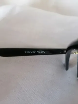 Occhiali da sole unisex blu e oro