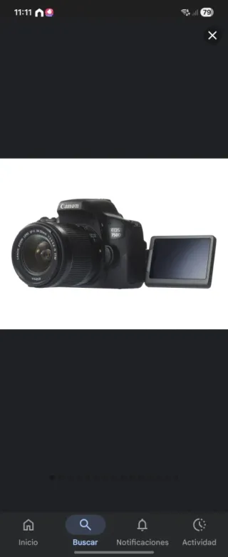 Cámara Canon EOS 750D Profesional