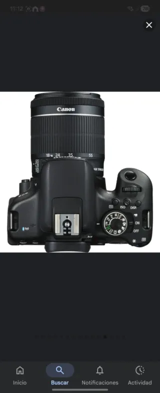 Cámara Canon EOS 750D Profesional