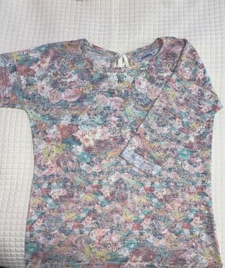 Camiseta de entretiempo, tonos pastel manga media