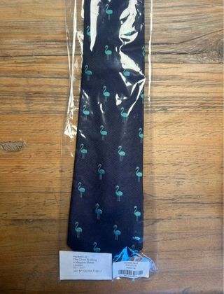 Corbata scalpers Flamencos Azul Marino