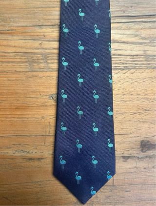 Corbata scalpers Flamencos Azul Marino