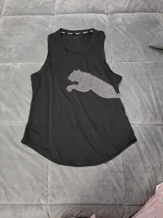 Camiseta sin mangas Puma mujer negra Talla XS