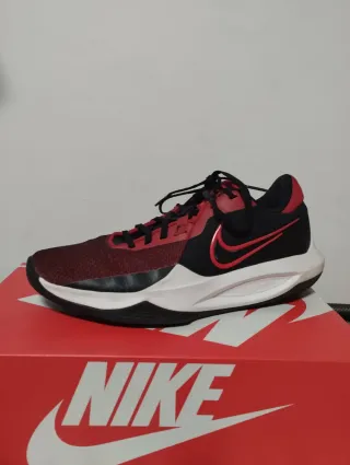 Zapatillas Baloncesto Nike Negras y Rojas