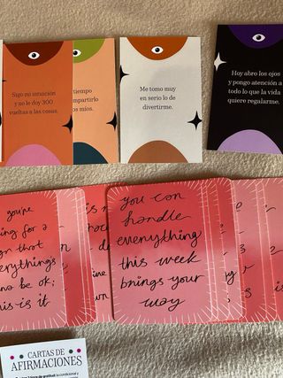 Cartas de Afirmaciones Positivas