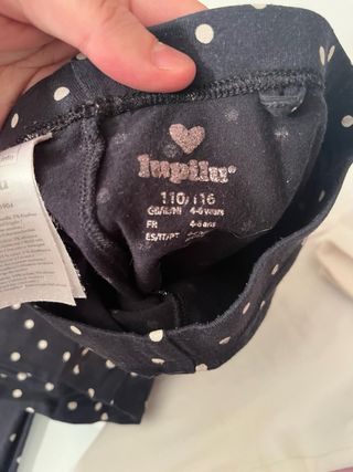 Lotto 11 leggings bambina 6 anni