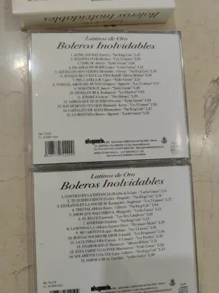 2CD Boleros Inolvidables Latinos de Oro