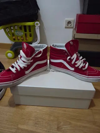 Zapatillas Vans Rojas
