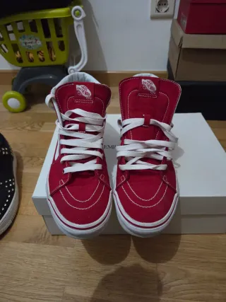 Zapatillas Vans Rojas