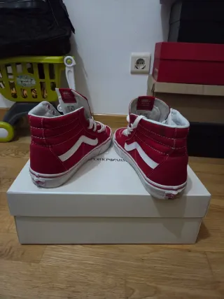 Zapatillas Vans Rojas