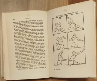 Lote libros antiguos sobre deportes