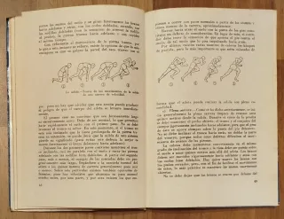 Lote libros antiguos sobre deportes