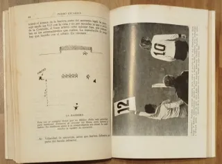 Lote libros antiguos sobre deportes