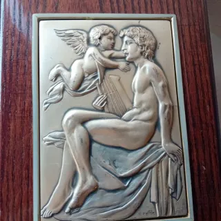 Scatola portagioie in legno con decoro