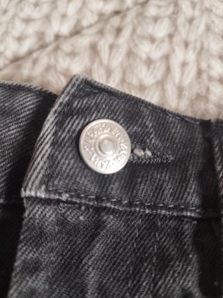 Pantaloncini Zara Denim Nero Taglia XS