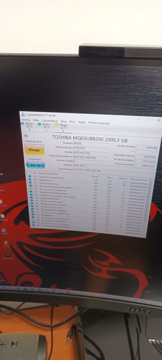 Disco Duro Externo Toshiba 2TB