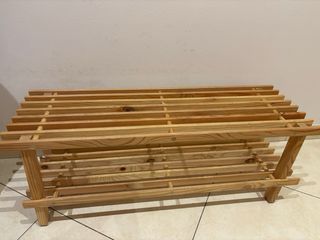 Zapatero de Madera Sklum