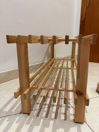 Zapatero de Madera Sklum