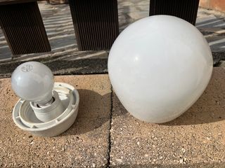 Lámparas exterior vintage cristal