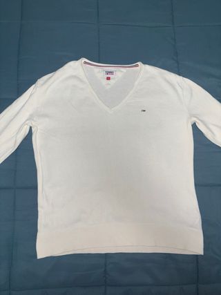 Jersey Tommy Jeans Blanco