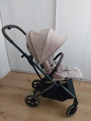 Silla Cybex Eezy S Twist+2 Almond Beige + Capazo