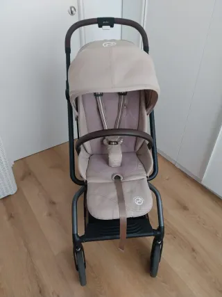 Silla Cybex Eezy S Twist+2 Almond Beige + Capazo