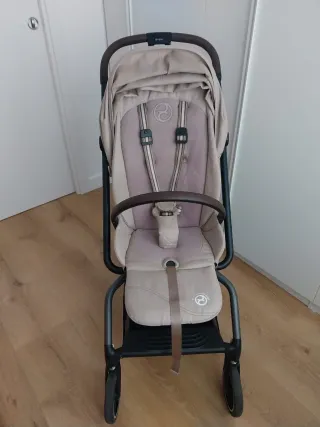 Silla Cybex Eezy S Twist+2 Almond Beige + Capazo