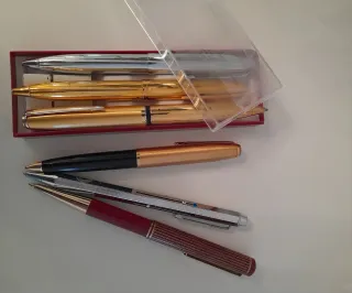 Set 4 Penne Vintage Oro Argento