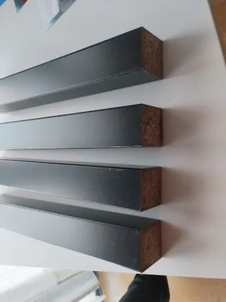 Gambe per tavolo Ikea nere in legno (4 pz)