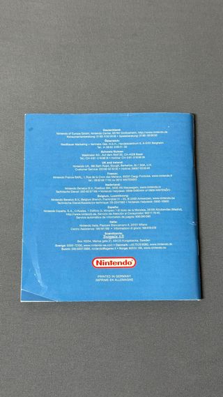 Manual ORIGINAL Super Mario World 2 GameBoy Adv