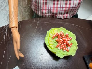 Comida Barbie Sylvanian Gambas