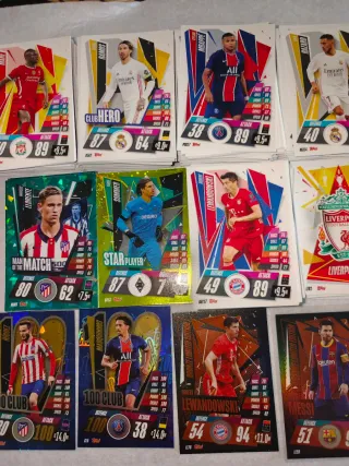 Topps Match Attax 20/21 unos 390 cromos