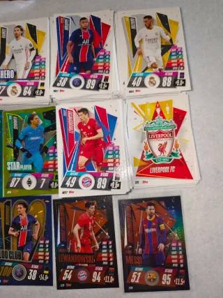 Topps Match Attax 20/21 unos 390 cromos