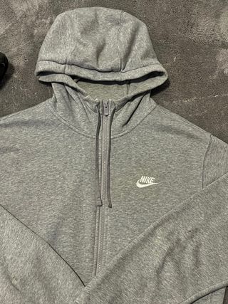 Felpa Nike Grigia con Zip