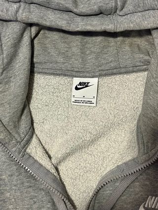Felpa Nike Grigia con Zip