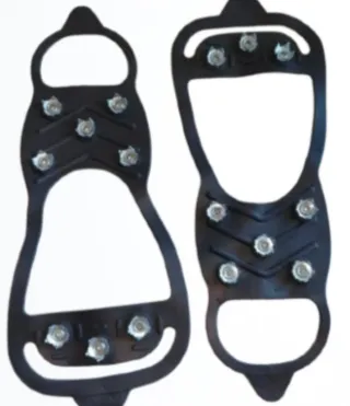 2 Pares Suelas Antideslizantes Senderismo Nieve