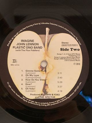 Vinilo John Lennon Imagine Reedición 2015