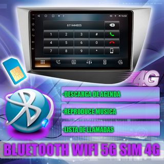 PANTALLA GPS SEAT LEON 2006-2012 CARPLAY ANDROID