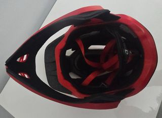 Casco integral Rockbros rojo TALLA M  53CM Y 58 CM