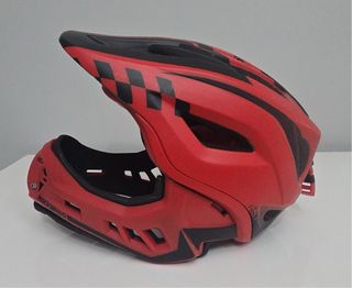 Casco integral Rockbros rojo TALLA M  53CM Y 58 CM