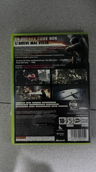 Call of Duty World at War XBOX 360