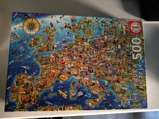 Puzzle Educa 500 Piezas Europa