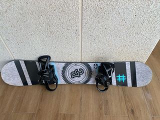 Tabla Snow DC + Fijaciones Burton