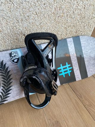 Tabla Snow DC + Fijaciones Burton