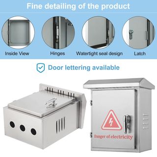 Caja Estanca Exterior Electrica acero 50x40x16cm